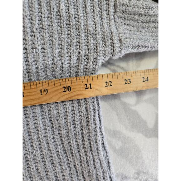Rachel Zoe Gray Women's Hooded Sweater Size L - Picture 6 of 9